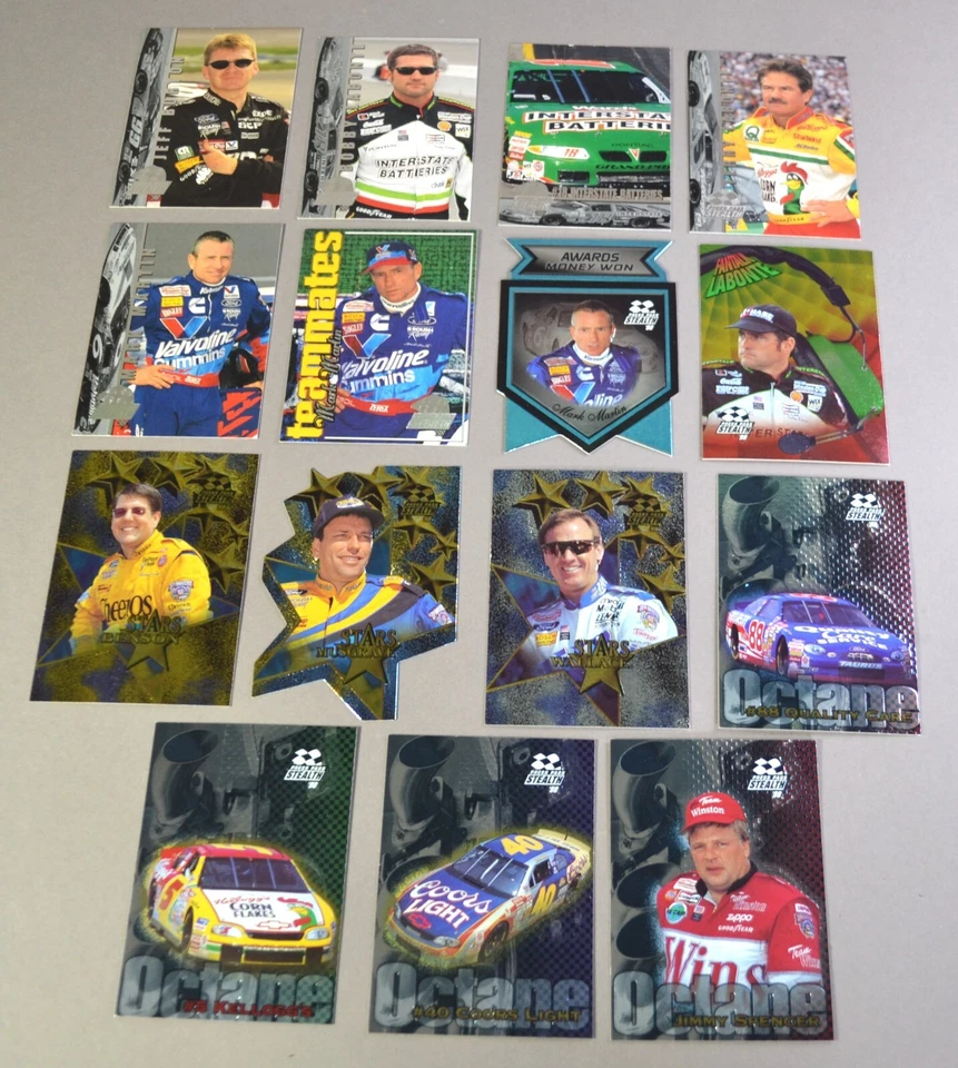 1998 Press Pass Stealth NASCAR Auto Racing Sports Trading Cards - Your Choice - Image 1 of 4