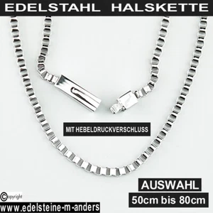 Venezianerkette Damen Halskette Edelstahl Venezianer Kette Collier Anhängerkette - Bild 1 von 9