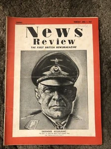 Nachrichten Rezension Magazin 5. April 1945 Feldmarschall Kesselring Luftwaffe Eisernes Kreuz - Bild 1 von 9