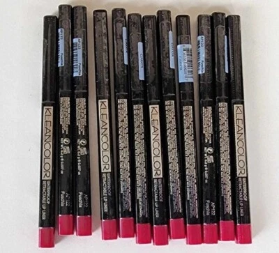 12 pencils KLEANCOLOR AP122 FUCHSIA Retractable LIP LINER PENCIL - Image 1 of 2