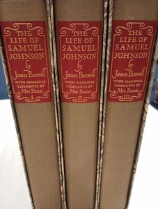 The Life of Samuel Johnson by James Boswell Heritage Press 3 Volume Set 1963  - Imagen 1 de 16