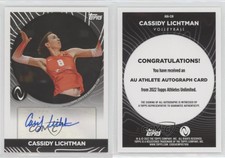 2023 Topps Athletes Unlimited All Sports AU Athlete Cassidy Lichtman Auto