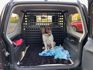JIMNY BULKHEAD DIVIDER DOG CAGE MESH SCREEN VAN COMMERCIAL SEPERATOR BOOT VVT - Picture 1 of 12