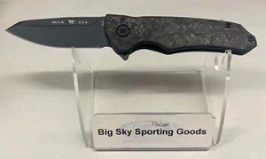 Buck 843 Sprint Ops Knife Carbon Fiber Handle S45VN Reverse Tanto 0843CFS-B - Picture 1 of 1