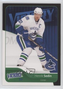 2011-12 Upper Deck Victory Black Henrik Sedin #185 HOF