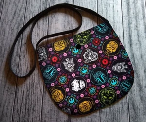 Star Wars Sugar Cross Body Unisex Bag Purse Tote Festival Handmade to Order - Picture 1 of 4