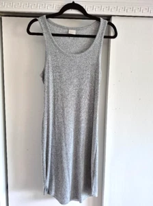 A New Day Tank Dress Gray Sweater Ribbed Size S - Stretch - Picture 1 of 13