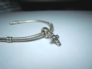 Pandora charm originale pendente croce 790355 cz - Foto 1 di 2
