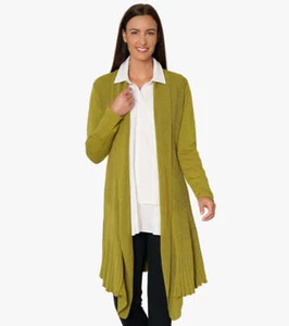 Stella Carakasi Women's A-line Knit Open Front Go To Cardigan - Picture 1 of 4