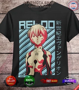 Rei Ayanami Neon Genesis Evangelion Shirt Japanese Anime Manga NERV T-Shirt Tee - Bild 1 von 20