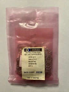 NOS Hewlett Packard 3/8-32 HFBR-4411 Hex Flat Nuts & Lock Washers 100pcs C8 - Picture 1 of 8