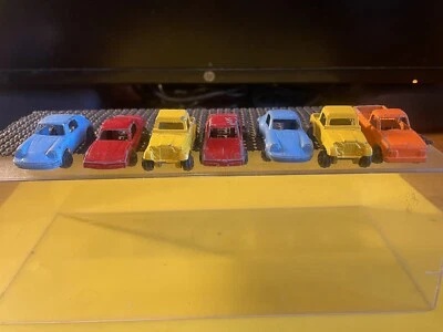 50-60’s MIDGETOYs LOT 7 USED MADE USA JEEP-PORSCHE-FIREBIRD-PICKUP LOT-77 - Image 1 of 4