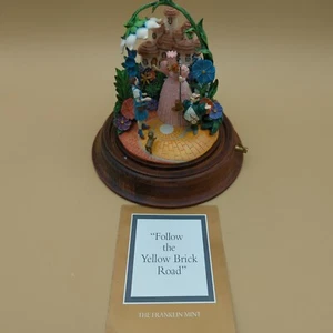 Figura Franklin Mint Mago de Oz Follow The Yellow Brick Road Musical Dome - Imagen 1 de 16