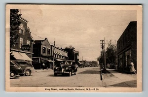 Bathurst Canada - King Street looking South Postcard - car - Picture 1 of 2