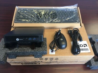 HP EliteDesk 705 G3 mini desktop A10 PRO 3GHz CPU 8GB RAM 256GB SSD 1CV67US#ABA - Image 1 of 4