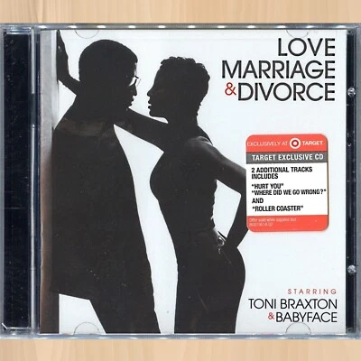 +2 BONUS TRACKS----  TONI BRAXTON and BABYFACE Love, Marriage & Divorce CD  0117 Foto 1 de 4