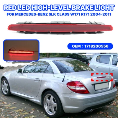 Tercera luz de freno central LED roja para Mercedes-Benz Clase SLK W171 R171 2004-2011 Foto 1 de 4