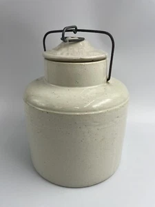 Vintage Weir Seal Western Stoneware Crock w/Lid - Picture 1 of 10