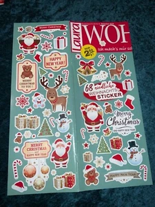 Stickerbogen Sticker Aufkleber Weihnachten Nikolaus Grüße Zeitschrift NEU/W13 - Bild 1 von 1