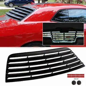 For 2008-2023 Dodge Challenger Rear Window Louvers Scoops Windshield Sun Shade - Picture 1 of 13