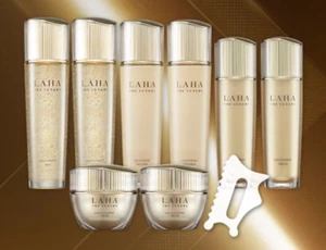 LAHA The Luxury Gold Expert Skin Care Package Anti-Aging Moisturizing K-Beauty - Picture 1 of 11
