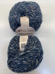 Ella Rae Country Tweed azul lote de 2 - Imagen 1 de 3