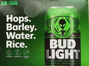 2019 BUD LIGHT STORM AREA 51 ALIEN 12ER-PACK BOX NUR KEINE DOSEN, NUR SAMMLERBOX ~ - Bild 1 von 3