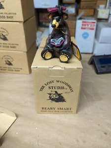 The Lost Woodsman Studio Beary Smart Resin Figur Rick Rowley 2002 neue Box - Bild 1 von 4