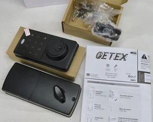 OETEX - Teclado de botón o llave - Cerradura de puerta electrónica negra mate - NUEVO - Imagen 1 de 4