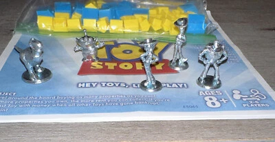 2018 Monopoly Toy Story Game Replacement 5 Pieces Set Token Characters￼ MORE - Image 1 of 4