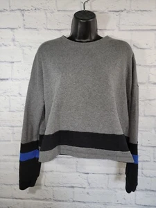 Maglione Demi Lovato Fabletic's donna taglia large nero blu grigio Odessa Crop - Foto 1 di 3