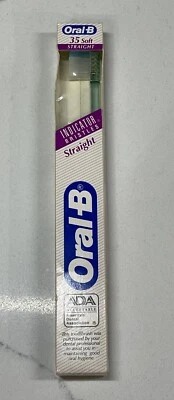 Cepillo de dientes Oral B 35 1993 vintage suave indicador recto cerdas azul Foto 1 de 4