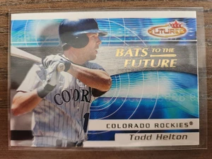 2001 FLEER FUTURES BATS TO THE FUTURE #18BF TODD HELTON HOF - Picture 1 of 2