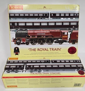 Hornby The Royal Train LMS 6233 Duchess Of Sutherland Loco w 3x Extra Coaches - Picture 1 of 14