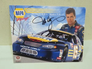 NASCAR Michael Waltrip NAPA 15 handsignierte Fotokarte - Bild 1 von 2