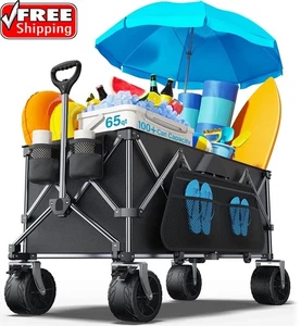 everyfun Pro Faltbarer Wagen, 440 lbs Faltbarer Allzweckwagen Wagen - Bild 1 von 7