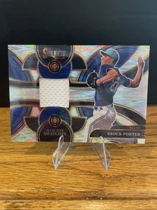 2024 Panini Select Brock Porter Selective Swatches Flash Prizm. Texas Rangers - Picture 1 of 2