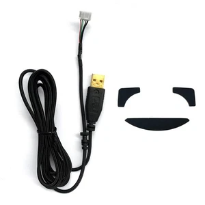 USB Mouse Cable Wire & Feet Skates Replacement for Razer DeathAdder 1800DPI 3... - Picture 1 of 7
