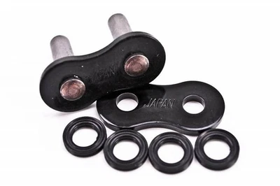 EK 530 Motorbike Chain NX-Ring Super Heavy Duty Metallic Black Rivet Link - image 1 of 2