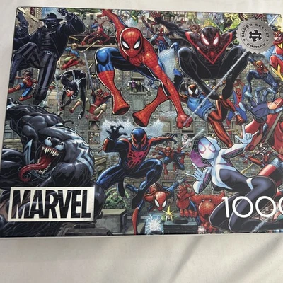 Buffalo Games - Marvel - Spider-Verse - Puzzle de 1000 piezas completo con póster Foto 1 de 4