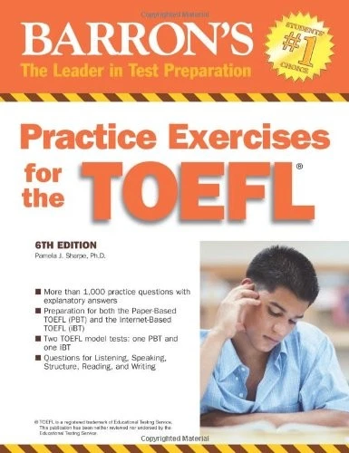 PRACTICE EXERCISES FOR THE TOEFL (BARRON'S PRACTICE By Sharpe Pamela J. Ph.d. - Image 1 of 1