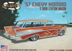 Atlantis Models 1957 Chevy Nomad 1/25 Scale Model Kit USA Made Stock or Custom - Bild 1 von 5