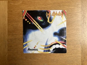 Def Leppard 7" vinyl single Animal LEP 1 1987 Hard Rock Arena Rock - Picture 1 of 4