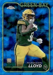 Marshawn Lloyd Rookie - 2024 Topps Chrome Sapphire Football #251 - Bild 1 von 2