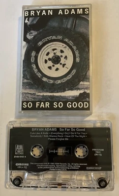 Bryan Adams - So Far So Good (1993) (A&M) Cassette Vintage Tape Free Shipping Foto 1 de 2