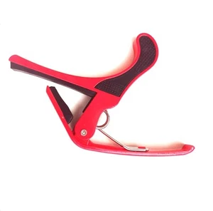 Professinal Metal Capo for Acoustic Guitars Electric Bass (Red) - Picture 1 of 9