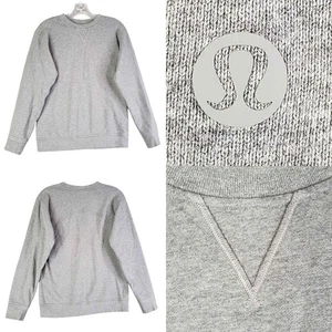 Lululemon All Yours Sweatshirt Fleece Damen Größe 4 ? Grauer Pullover mit Rundhalsausschnitt - Bild 1 von 7