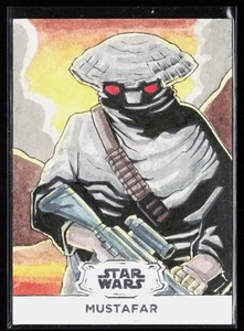 Tarjetas de boceto Topps Star Wars Hyperspace Shaow Siong 2024 lámina de plata 1/1 - Imagen 1 de 10