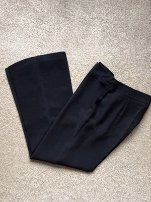 PRINCIPLES PETITE BLACK BOOTCUT SMART TROUSERS SIZE 10-12 LEG 30 EXCON - Image 1 of 4