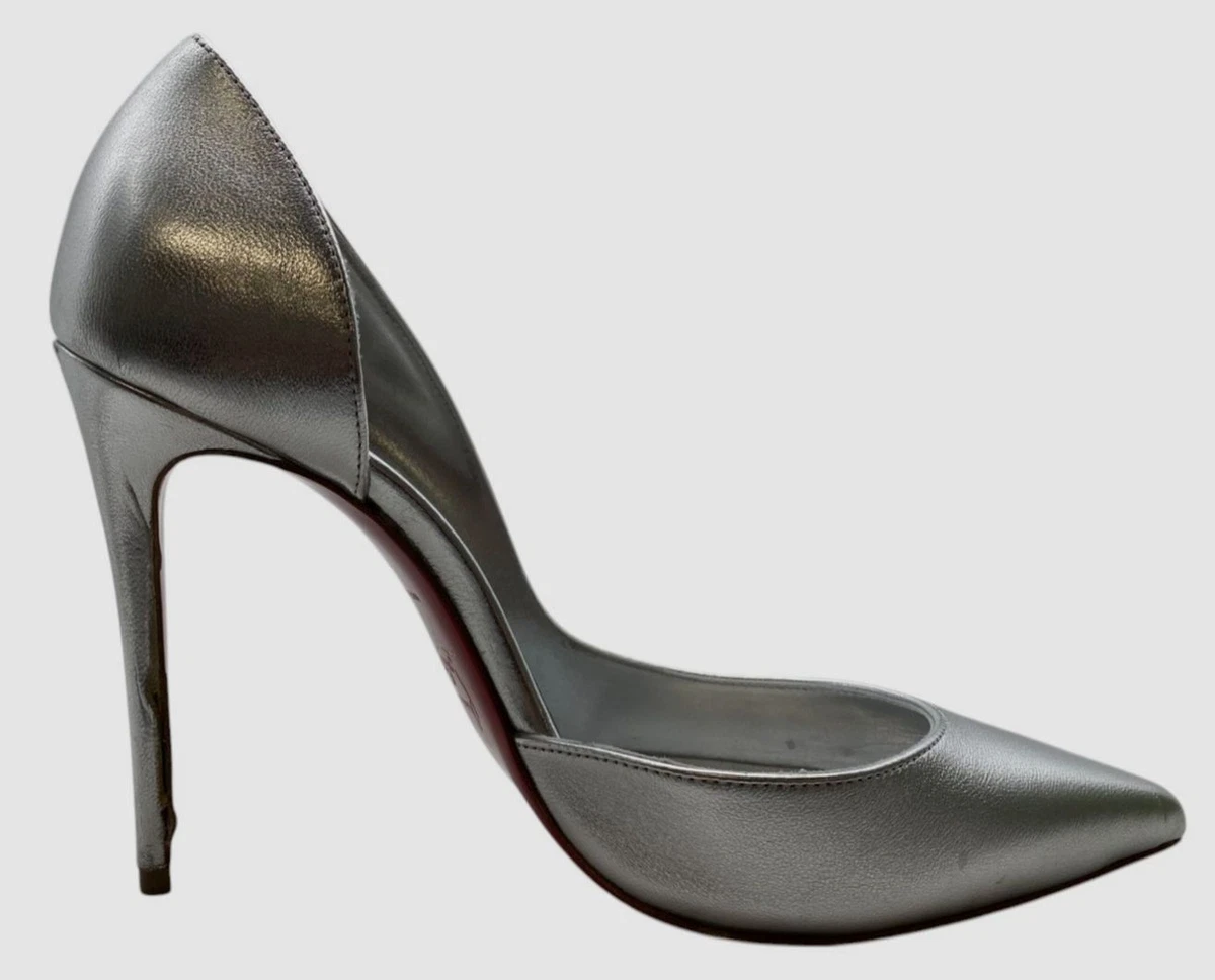 Christian Louboutin ハイヒール シルバー 35 Christian Louboutin Silver Heels for Women for sale | eBay